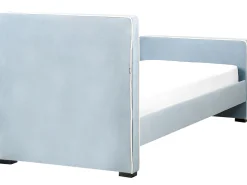 Letto Velluto TEENIE 90 x 200 cm Azzurro