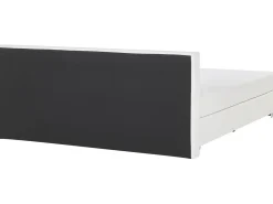 Letto Continentale Pelle sintetica PRESIDENT 180 x 200 cm Bianco