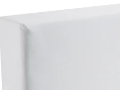 Letto Continentale Pelle sintetica PRESIDENT 180 x 200 cm Bianco