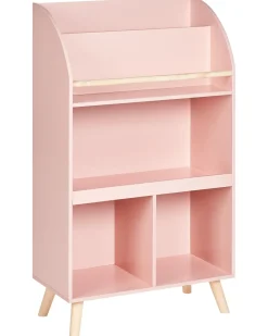 Libreria a 3 ripiani LILOET 102 cm Rosa pastello