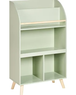 Libreria a 3 ripiani LILOET 102 cm Verde chiaro