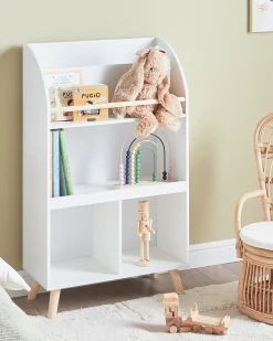 Libreria a 3 ripiani LILOET 102 cm Bianco