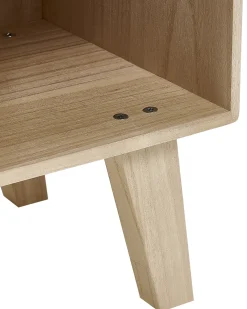Libreria a 4 ripiani RUPERT 79 cm Marrone chiaro