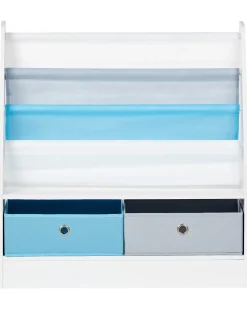 Libreria a 3 ripiani TUMBY 74 cm Bianco