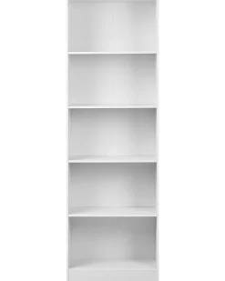 Libreria a 5 ripiani WINNIPEG 174 cm Bianco