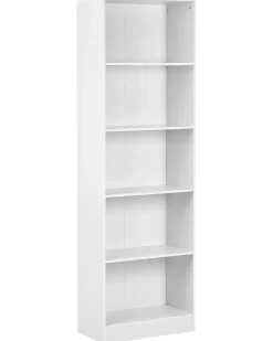 Libreria a 5 ripiani WINNIPEG 174 cm Bianco