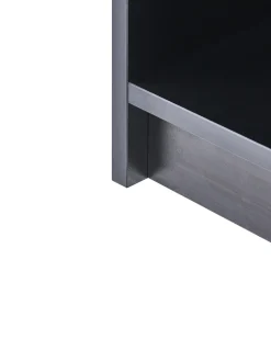 Libreria a 3 ripiani ZEHNA 117 cm Nero