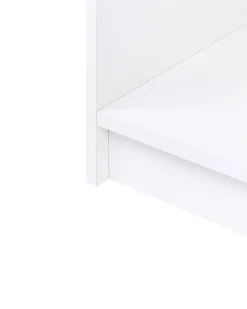 Libreria a 3 ripiani ZEHNA 117 cm Bianco