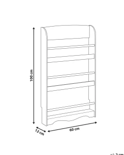 Libreria a parete LILOET 100 cm Bianco