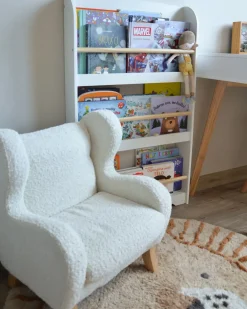 Libreria a parete LILOET 100 cm Bianco