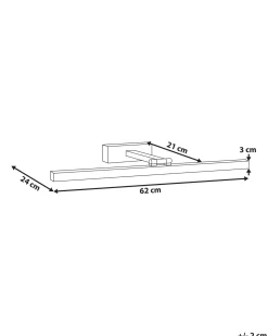 Luce LED per quadri e specchi ARROS Metallo Argento