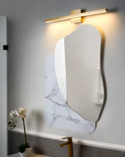 Luce LED per quadri e specchi MARIZ Metallo Oro