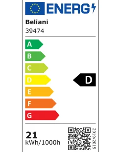 Luce LED per quadri e specchi MIDOU Metallo Nero
