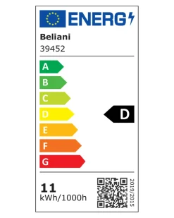 Luce LED per quadri e specchi AILETTE Metallo Nero