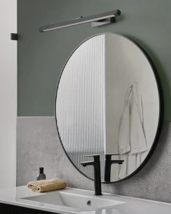 Luce LED per quadri e specchi ARROS Metallo Nero