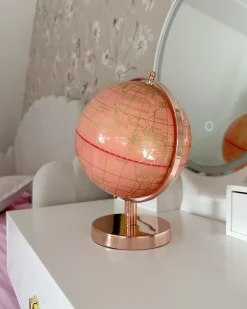 Mappamondo CABOT Rosa 28 cm