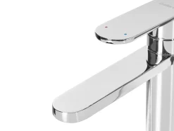 Miscelatore per lavabo alto COLHUE Ottone Argento