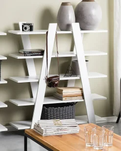 Mobile con 5 ripiani ESCALANTE 116 cm Bianco