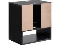 Mobile lavabo a parete LIMERIA 45 cm Nero