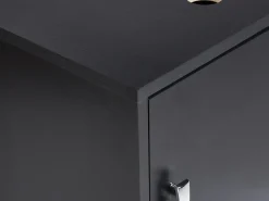 Mobile lavabo a parete LIMERIA 45 cm Nero
