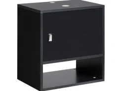 Mobile lavabo a parete LIMERIA 45 cm Nero