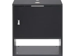 Mobile lavabo a parete LIMERIA 45 cm Nero