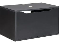 Mobile lavabo a parete PETROLINA 60 cm Nero