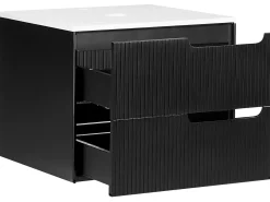 Mobile lavabo a parete QUINTELA 60 cm Nero