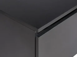 Mobile lavabo a parete RUPANCO 80 cm Nero