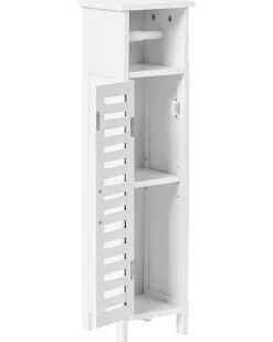 Mobile porta carta igienica OLATHE Bambù Bianco