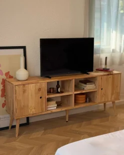 Mobile TV CHANDLER Legno Marrone chiaro