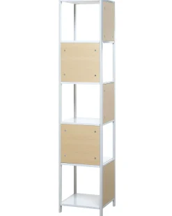 Mobile con 5 ripiani BOGOTA 165 cm Bianco