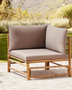 Modulo angolare da giardino CERRETO Bambù Tortora