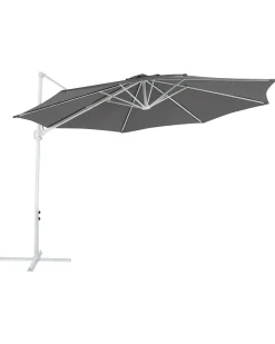 Ombrellone a sbalzo 295 cm SAVONA II Grigio scuro