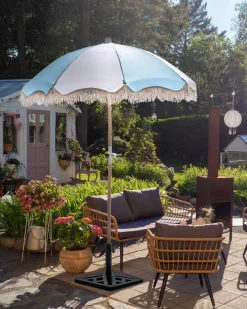 Ombrellone da giardino 155 cm MONDELLO Azzurro