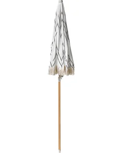 Ombrellone da giardino 155 cm MONDELLO Bianco/Nero