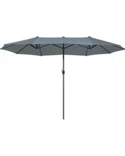 Ombrellone da giardino 460 cm SIBILLA Grigio