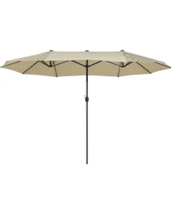Ombrellone da giardino 460 cm SIBILLA Beige