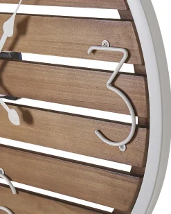 Orologio da parete ARRIAGA 50 cm Legno di abete Marrone scuro