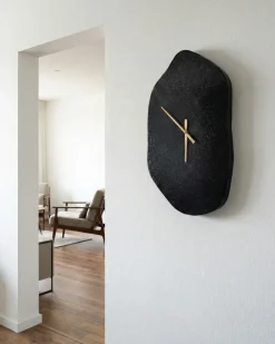 Orologio da parete GANGES 50 cm Metallo Nero