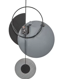 Orologio da parete NENDAZ 32 cm Metallo Grigio