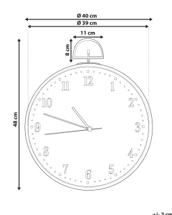 Orologio da parete OPFIKON 40 cm Marrone chiaro