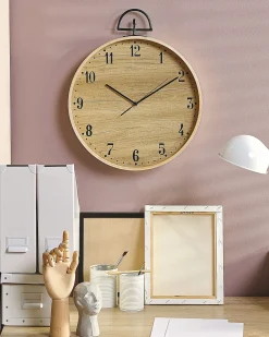 Orologio da parete OPFIKON 40 cm Marrone chiaro