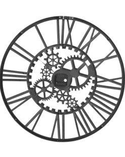Orologio da parete PETRER 60 cm Metallo Nero
