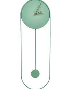 Orologio da parete SALVAN 20 cm Metallo Verde chiaro