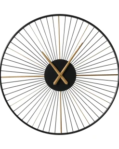 Orologio da parete SAZAIS 80 cm Metallo Nero