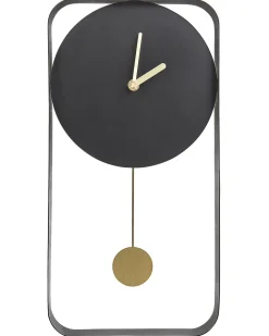 Orologio da parete SERVOZ 21 cm Metallo Nero