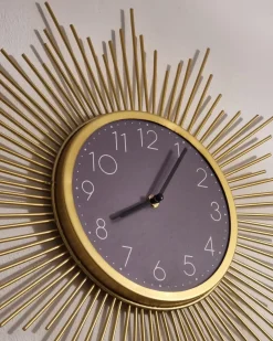 Orologio da parete SOLURA 45 cm Metallo Oro
