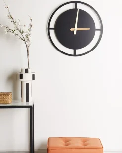 Orologio da parete TRIENT 40 cm Metallo Nero
