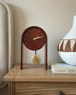 Orologio FERDEN 15 cm Marrone